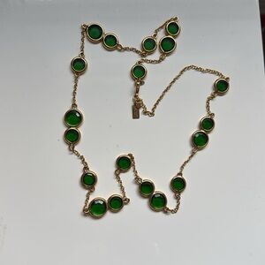 Kate Spade green 💚 necklace!
